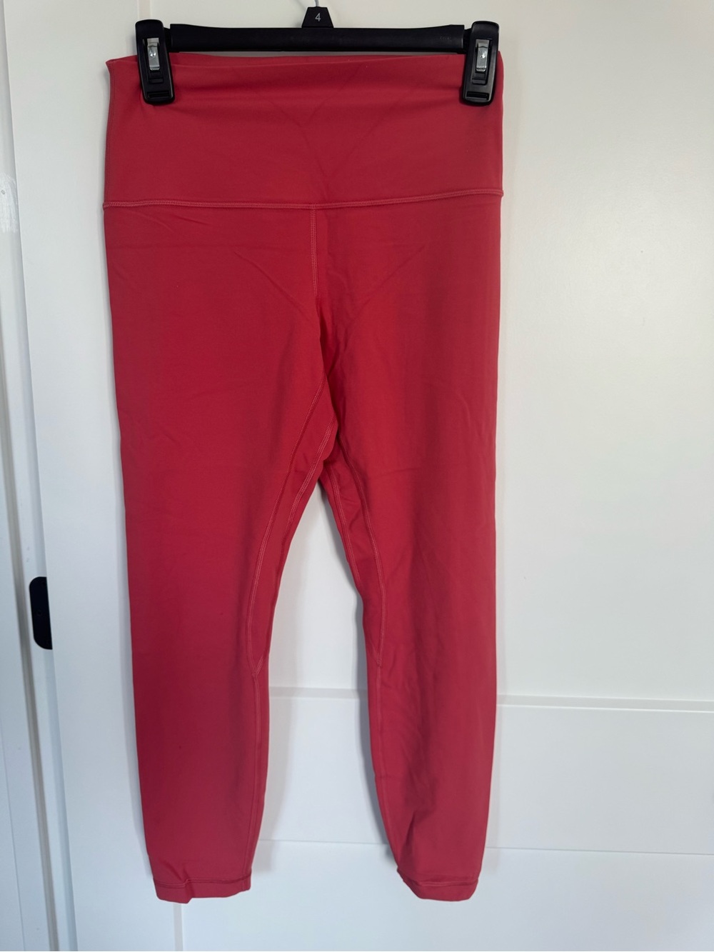 lululemon athletica Girls' Coral Red High-Rise Leggings